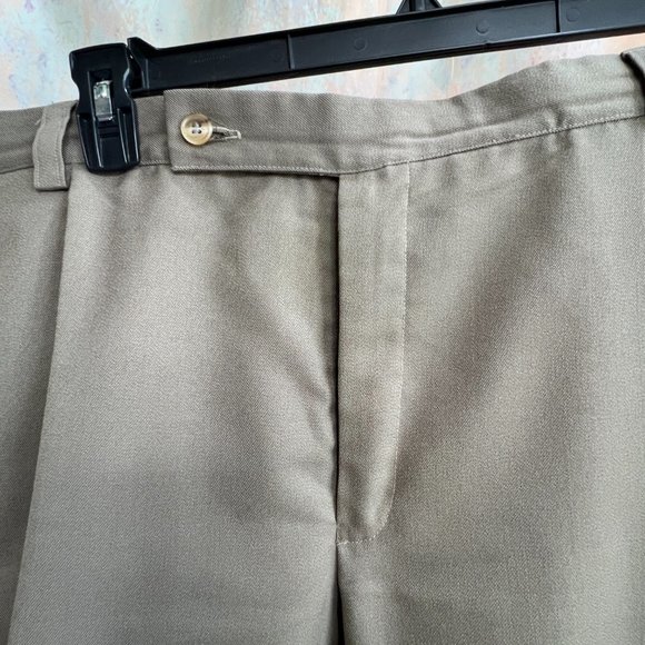 ๐Mud-Colored Dress Pants European Tailoring Handmade with High Quality Fabric - Picture 4 of 12